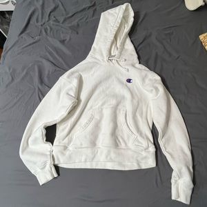 Champion White Hoodie